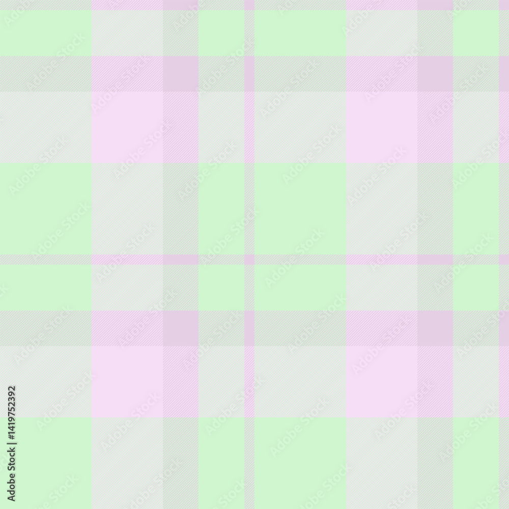 Pastel plaid pattern featuring pink, green, and gray. Seamless and gentle, ideal for backgrounds, textiles, or creative design projects with a calming mood. Pastel plaid pattern featuring pink, green, and gray. Seamless and gentle, ideal for backgrounds, textiles, or creative design projects with a calming mood.