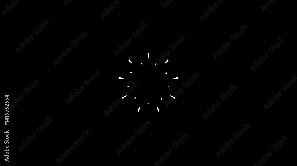 Animated Line Firework Elements with Ellipse Bursts Designed for Black Background Projects. Animated Line Firework Elements with Ellipse Bursts Designed for Black Background Projects.