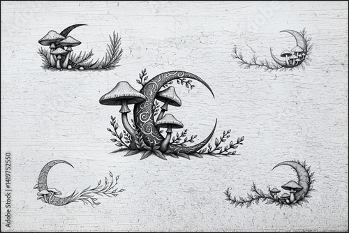 Moonlit Mycology
Whispers of the Wild Moon
Twilight Shrooms