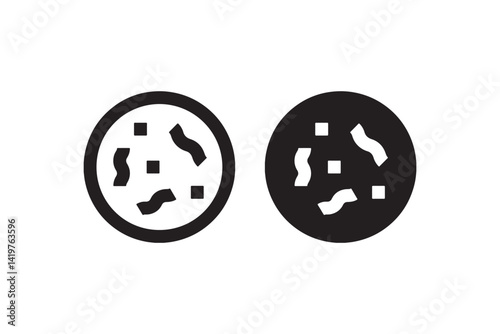 Bacteria, superbug, virus icon Vector