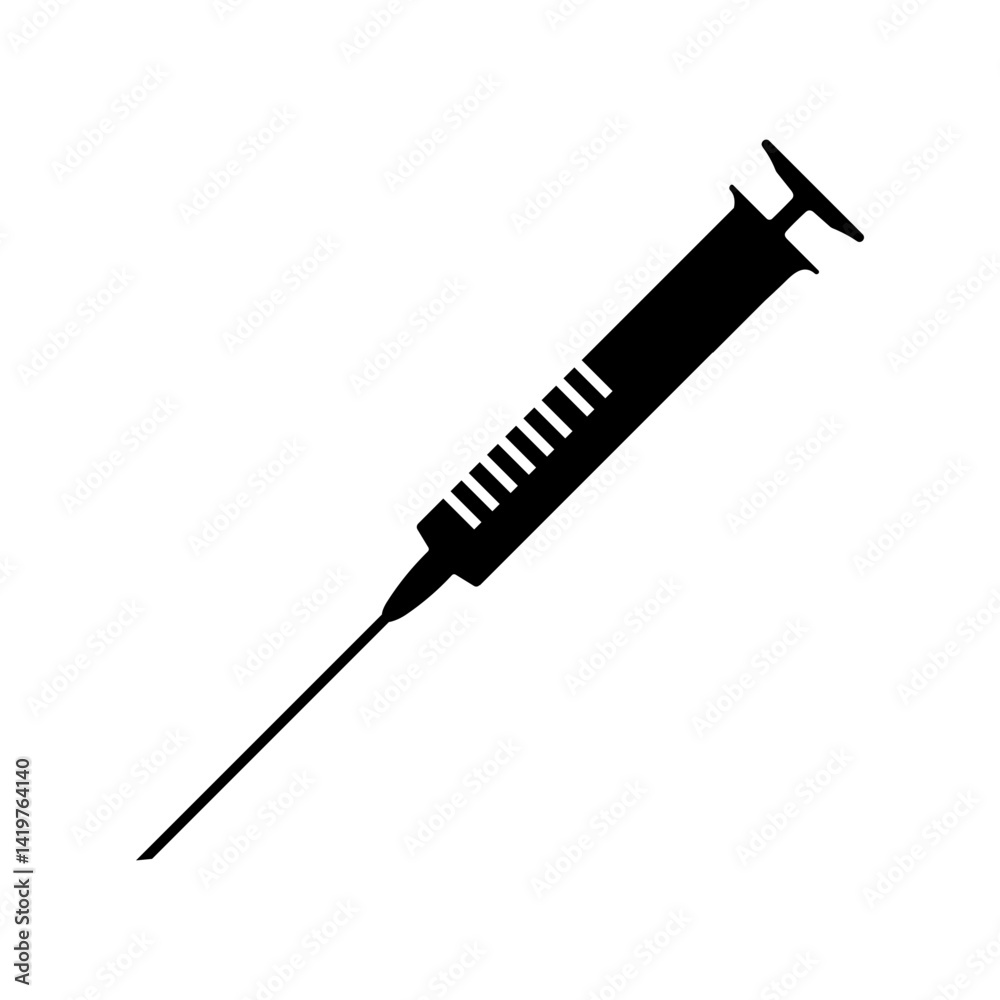 Fototapeta premium syringe vector icon