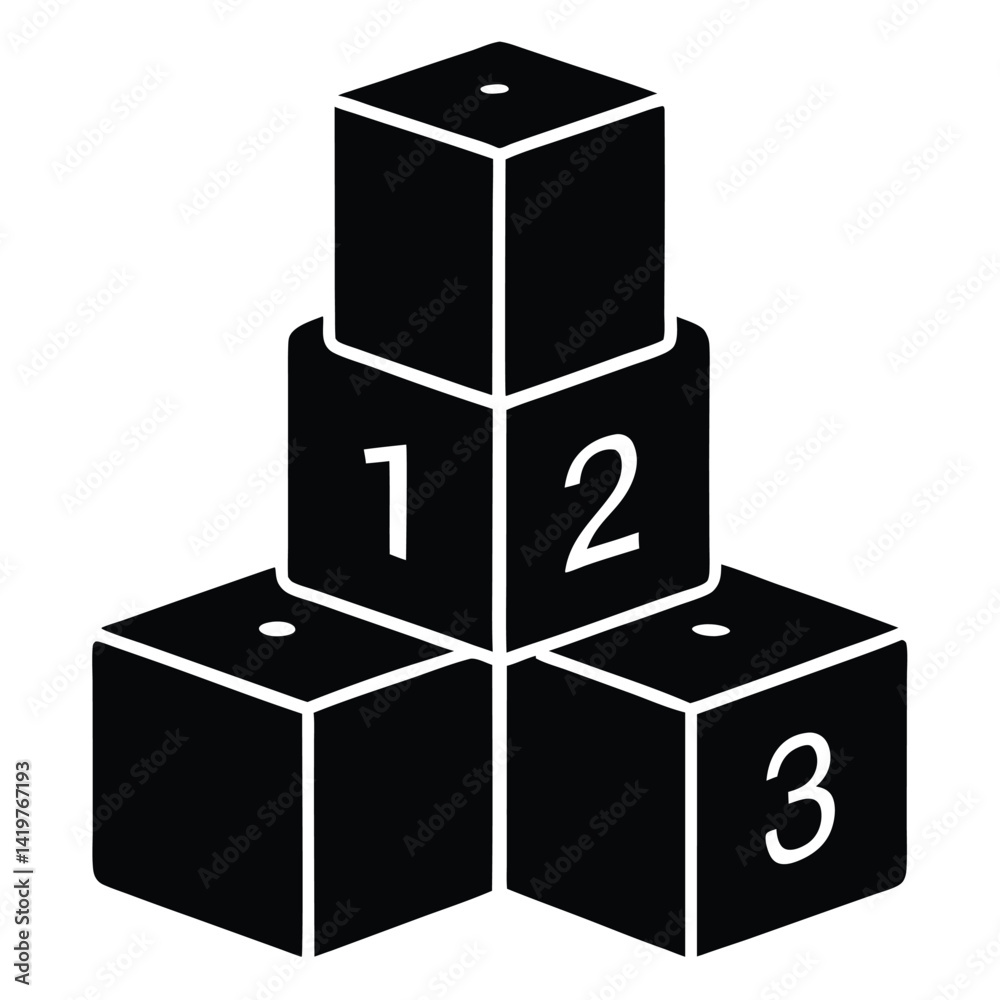 Obraz premium Early Education Alphabet Blocks