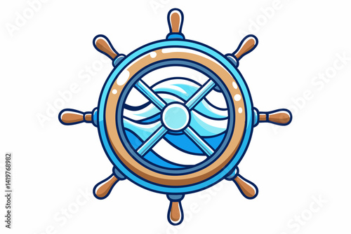 ship steering wheel