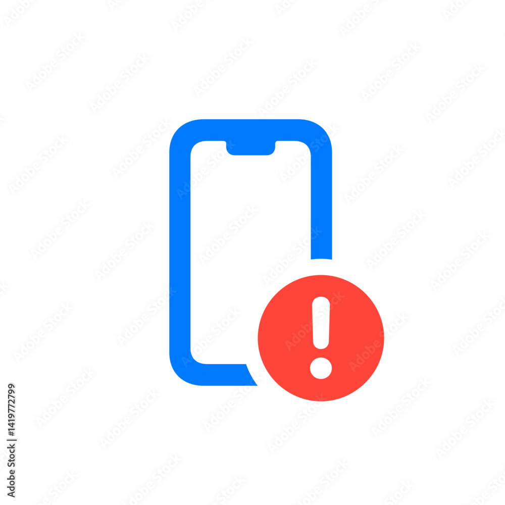 Phone Warning / Mobile Alert / Error (Notch)
Phone Warning / Mobile Alert / Error (Notch)