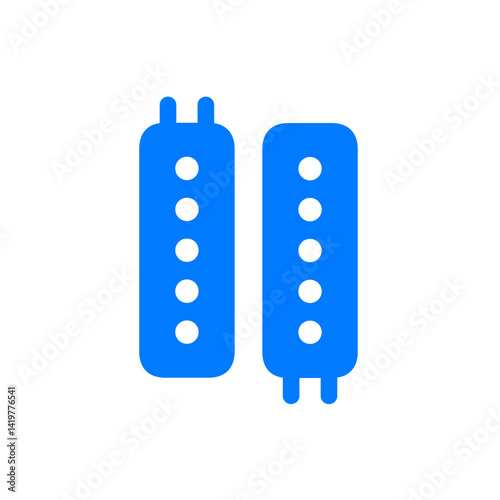 Filled Dual Light Strip Icon