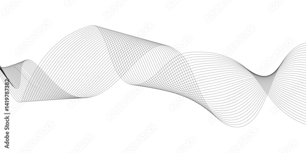 Abstract black lines wave curve motion on white background. Vector Illustration. Abstract line art vector. Hand drawn doodle line design for cover,poster, web, print and wall decoration. Abstract black lines wave curve motion on white background. Vector Illustration. Abstract line art vector. Hand drawn doodle line design for cover,poster, web, print and wall decoration.