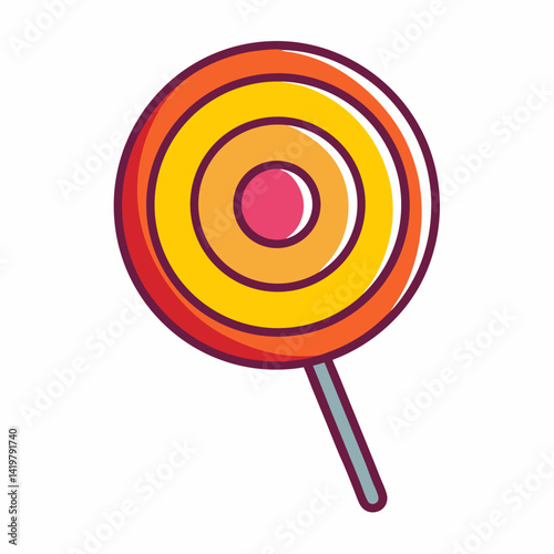 lollipop icon on white background	