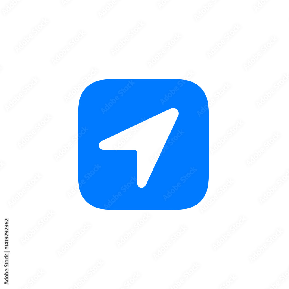 Filled Location App Icon Filled Location App Icon