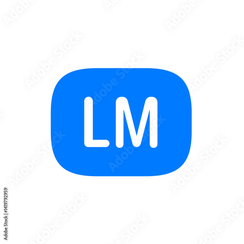Filled LM Horizontal Button