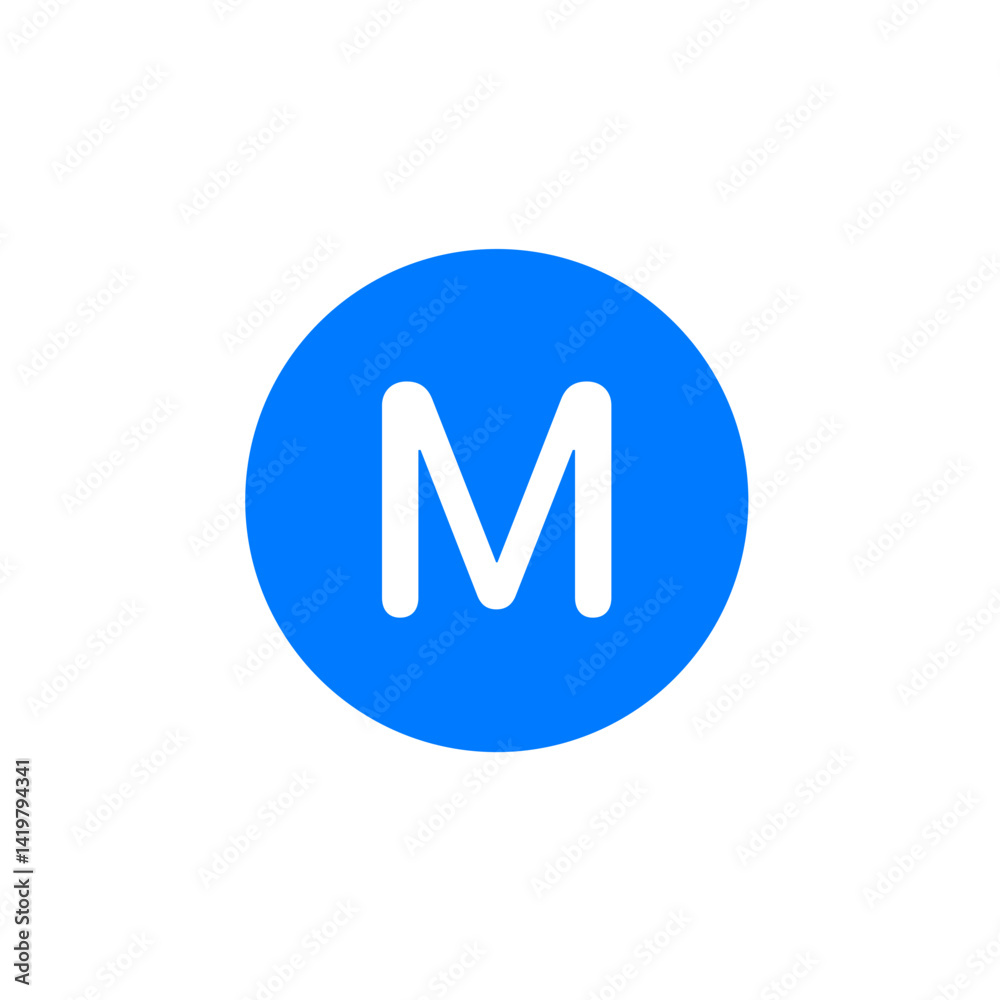 M Circle Fill Icon M Circle Fill Icon