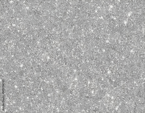 Silver Glitter shiny swirl