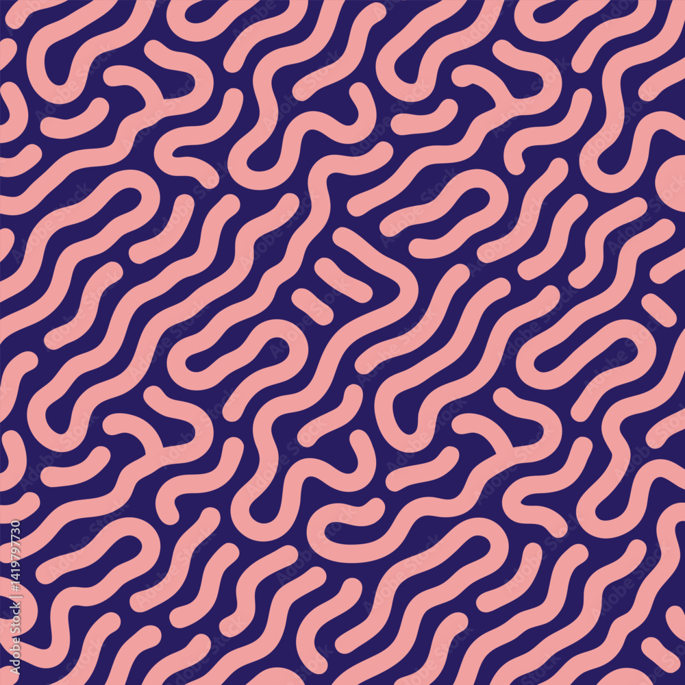 Seamless Abstract Wavy Line Pattern – Organic Retro Vector Design. Seamless Abstract Wavy Line Pattern – Organic Retro Vector Design.