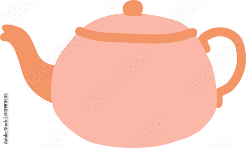 Teapots kettles decorative kitchen tools, household utensils, ceramic glassware tea ceremony.