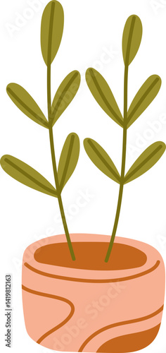 Potter Plants Leaves Autumn Seasonal