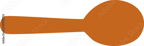 Hand drawn cute spoon tableware illustration
