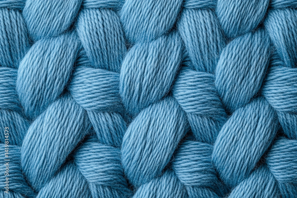 A detailed look at a blue fabric texture. A detailed look at a blue fabric texture.