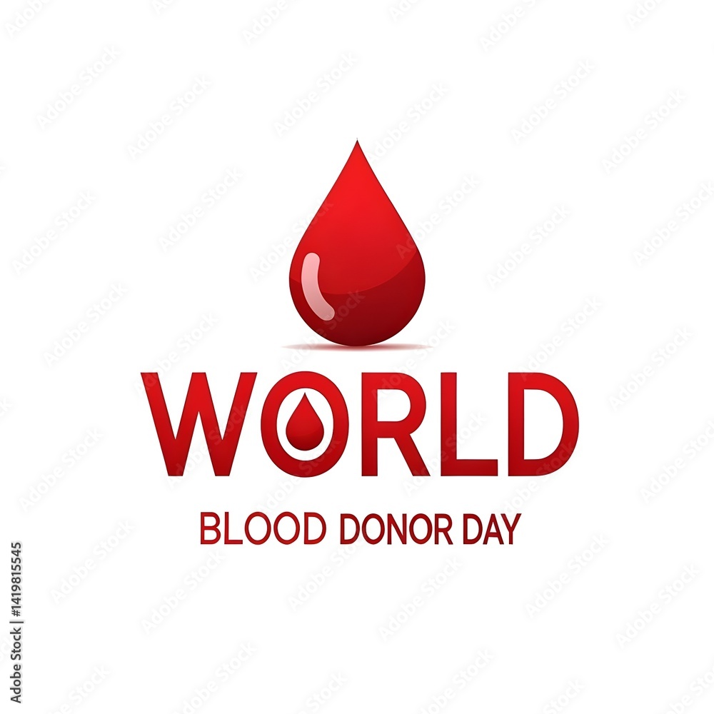 Fototapeta premium World Blood Donor Day
