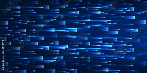 Computing technology with forward lines conveys the speed of processing, data transmission, and the power of future digital technology. Suitable for themes related to AI, cloud, big data.