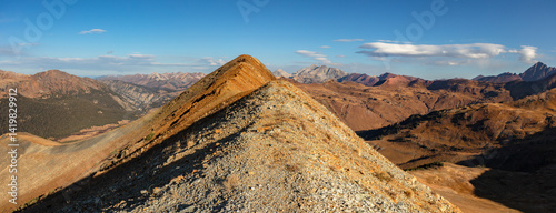 Canvas Print A colorful ridge of the 12er Mt