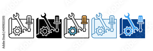 Prototyping Tools  Icon Set Multiple Style Collection