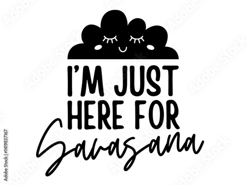 Funny Yoga SVG Vector Cut File for Crafting, Laser Cutting, Vinyl Plotters and Digital Use