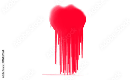 Abstract brush stock isolated on transparent PNG file
