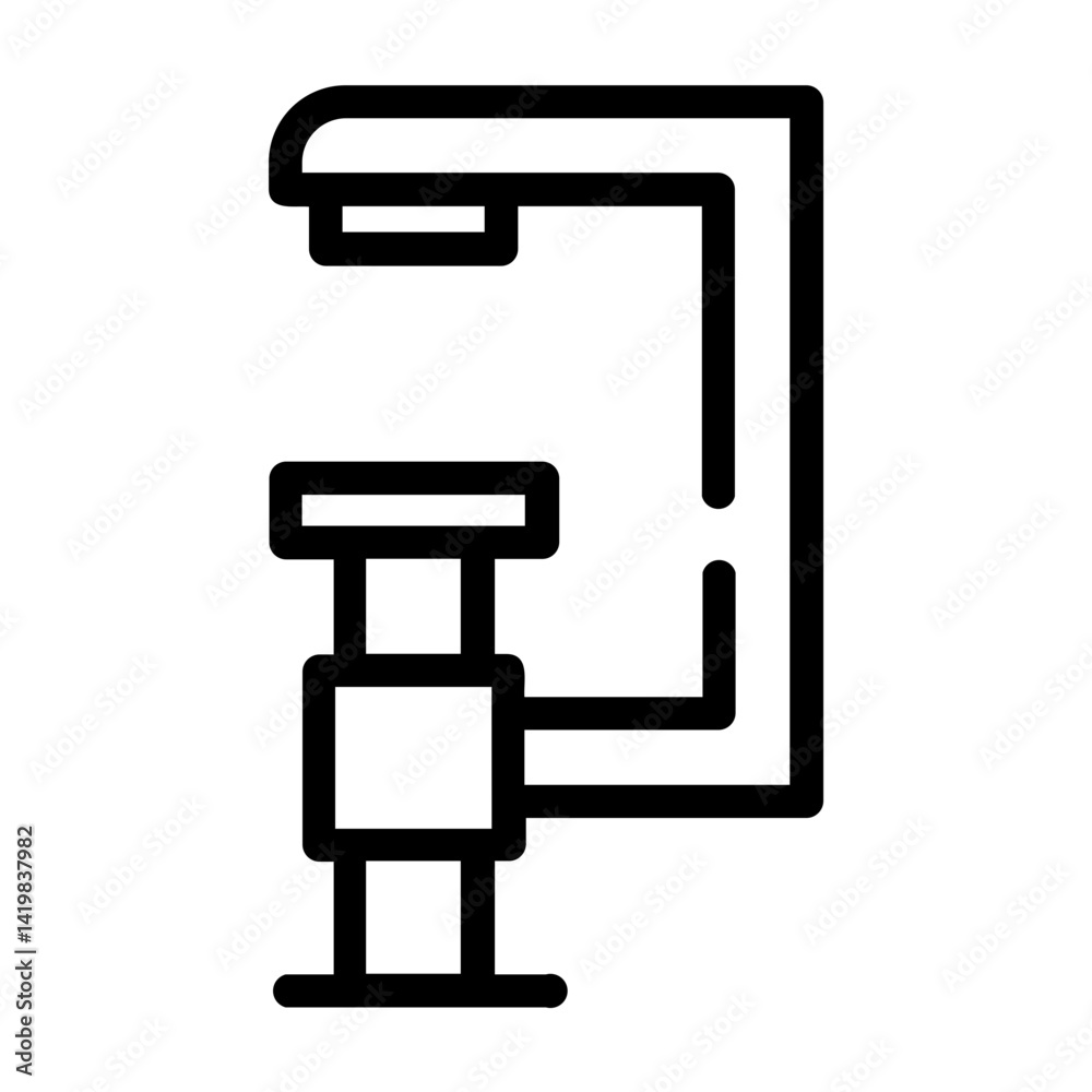 clamps Line Icon clamps Line Icon