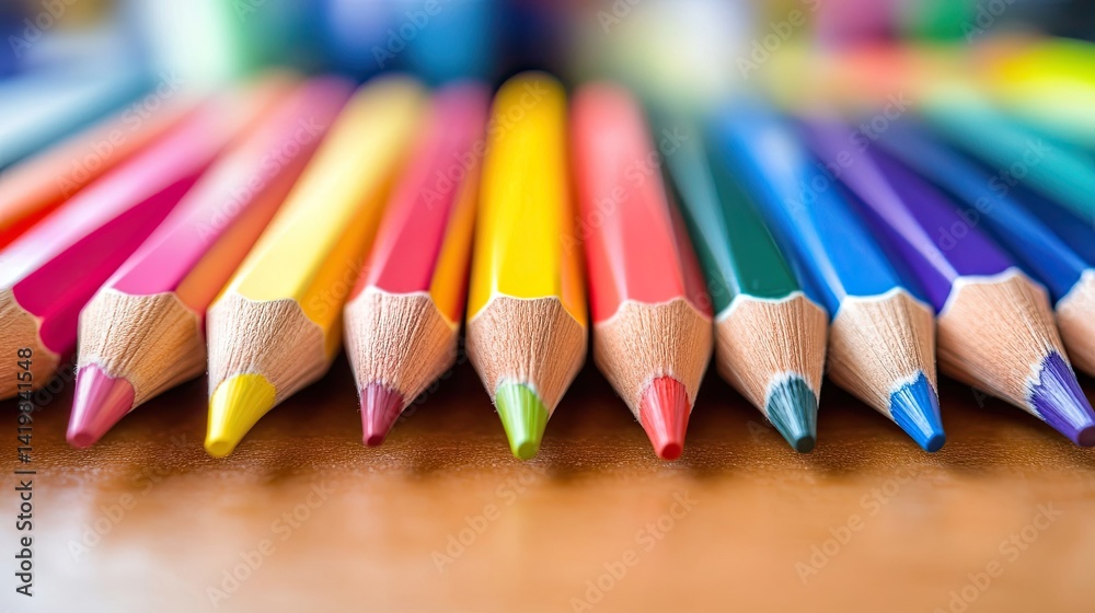 A group of diverse children gather around a table, eagerly watching an adult male figure as he writes or draws on pape A group of diverse children gather around a table, eagerly watching an adult male figure as he writes or draws on pape