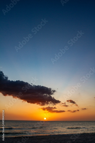 Sunsets Over Beaches, Palm Trees and Oceans