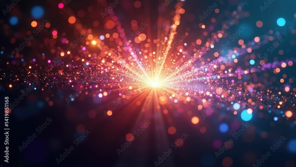 Obraz premium Abstract colorful explosion background design