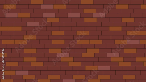 Architecture wall building construction. Brickwall brown texture background