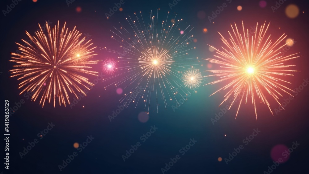 Fototapeta premium Colorful blurry background design