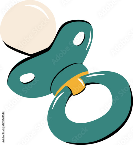 Baby pacifier cartoon