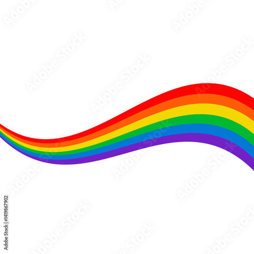LGBT Rainbow Wave