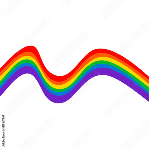 LGBT Rainbow Wave