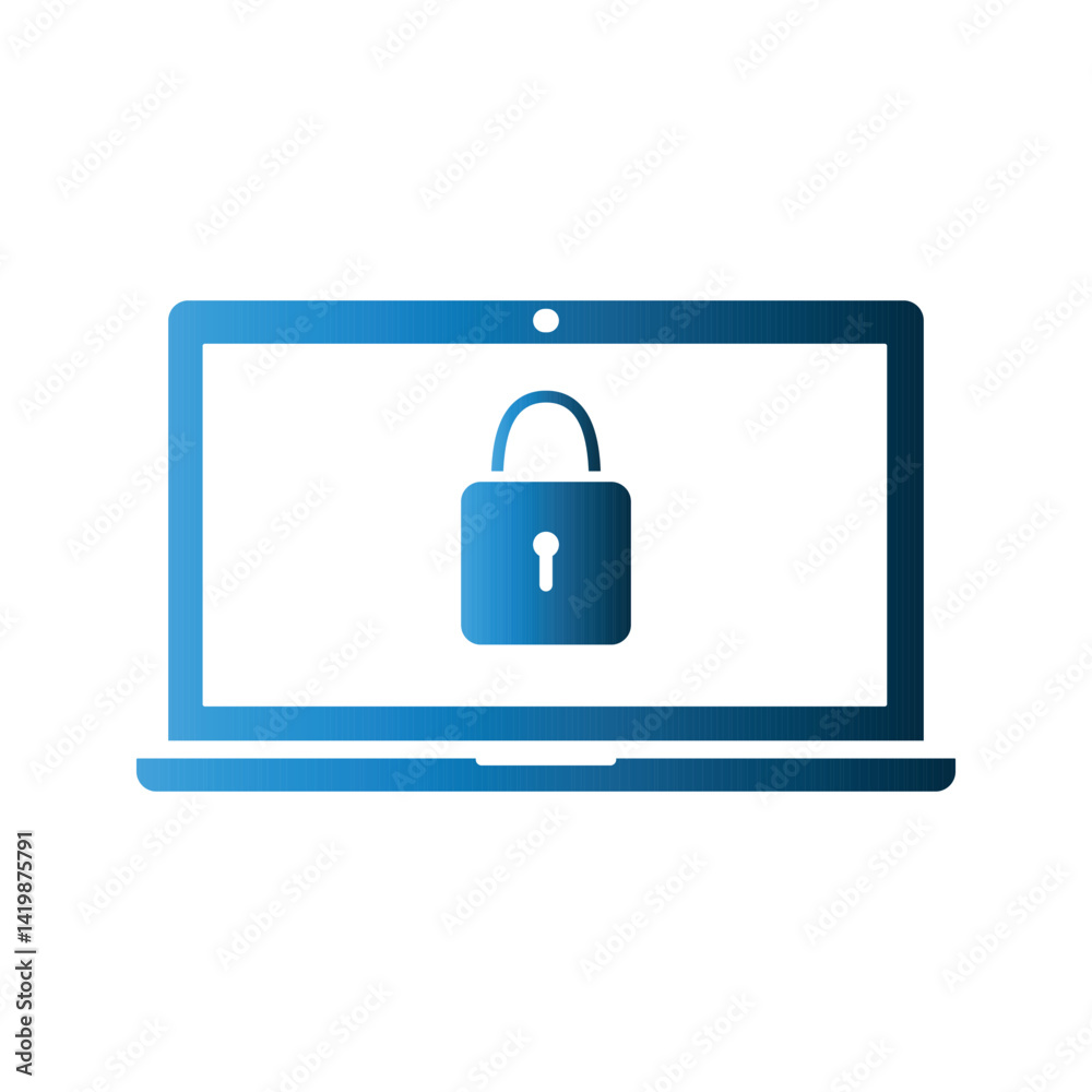 Laptop icon design template Laptop icon design template