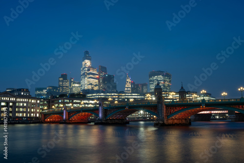 Photography london skyline at night