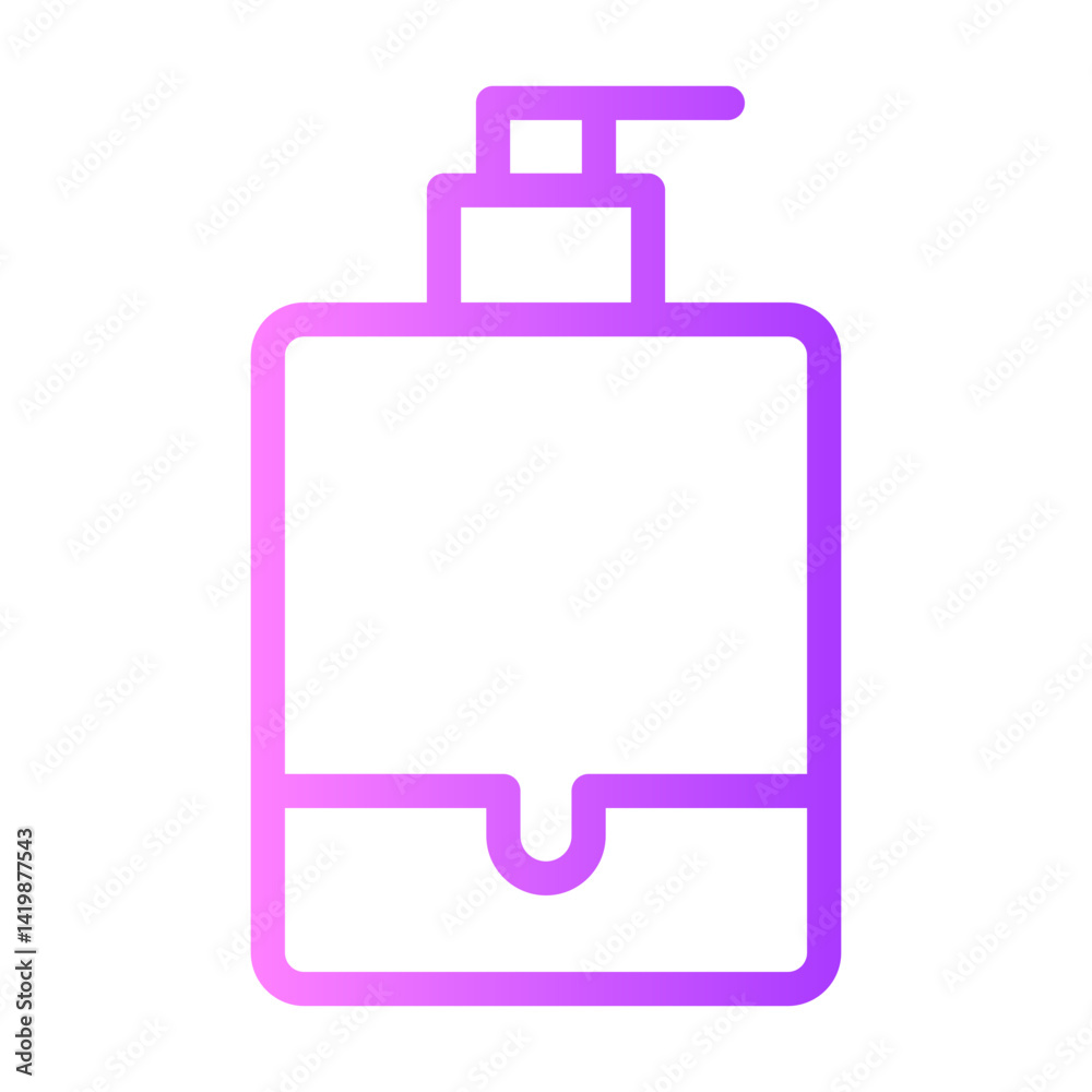 soap dispenser gradient icon soap dispenser gradient icon