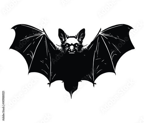 Halloween bat silhouette