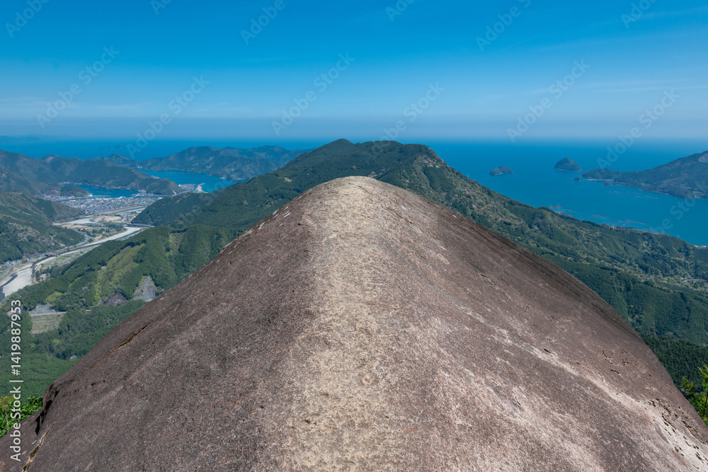 熊野古道伊勢路馬越峠から便石山、象の背