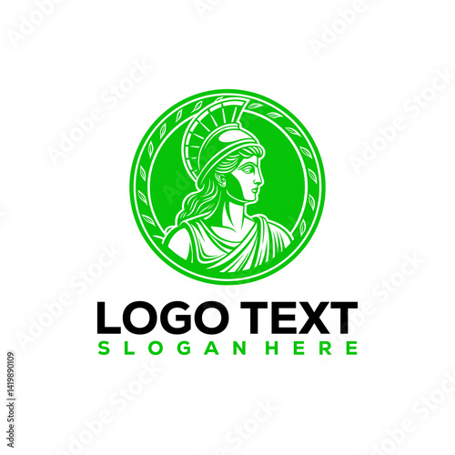 gladiator armor,army viking logo vector