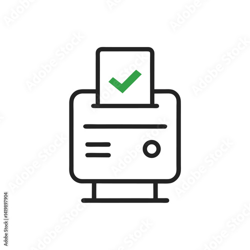 contactless tap symbol with signal lines minimal