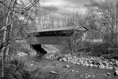 Everett Road Covered Bridge in the Cuyahoga Valley National Park