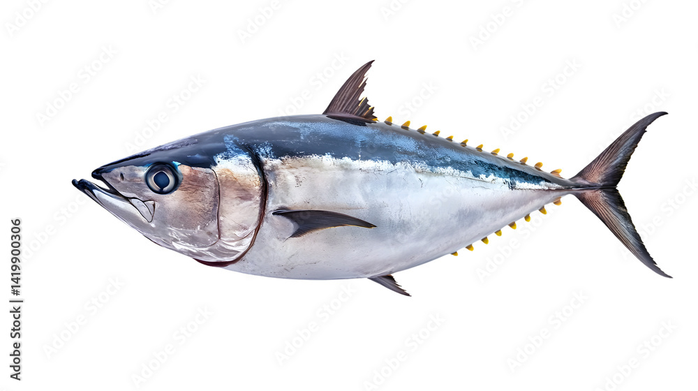 Bluefin Tuna Fish Isolated on White Background for Professional Use Bluefin Tuna Fish Isolated on White Background for Professional Use