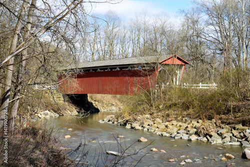Everett Road Covered Bridge in the Cuyahoga Valley National Park