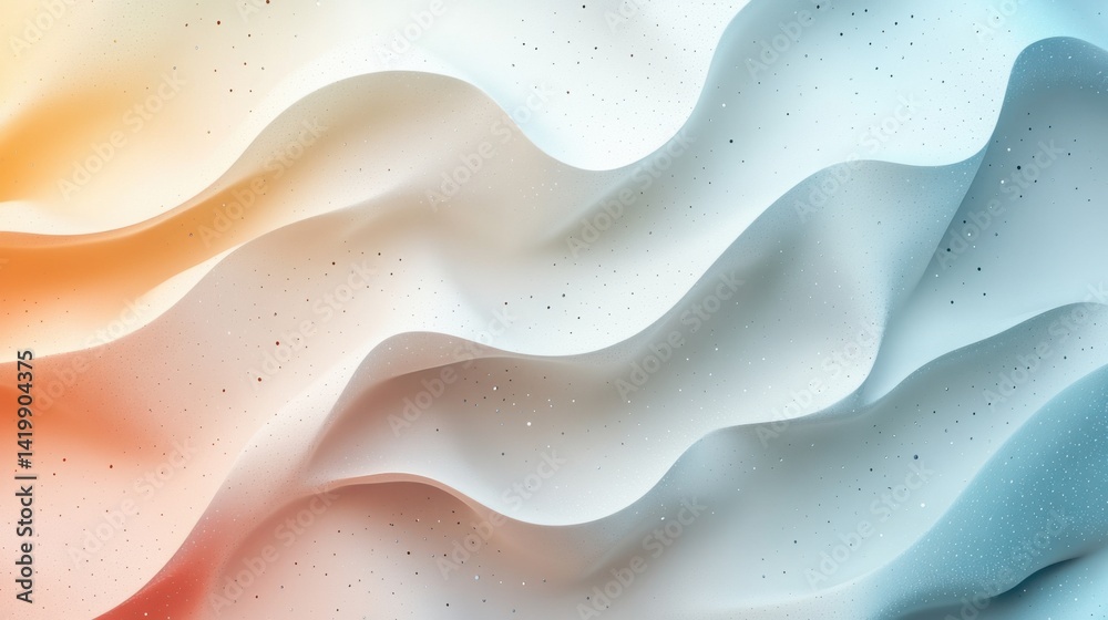 Fototapeta premium abstract background with soft ecru tones dotted design and eggshell paper texture