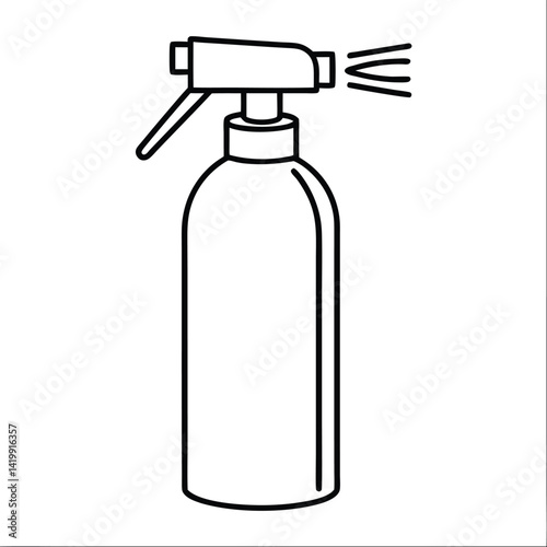 spray bottle vector