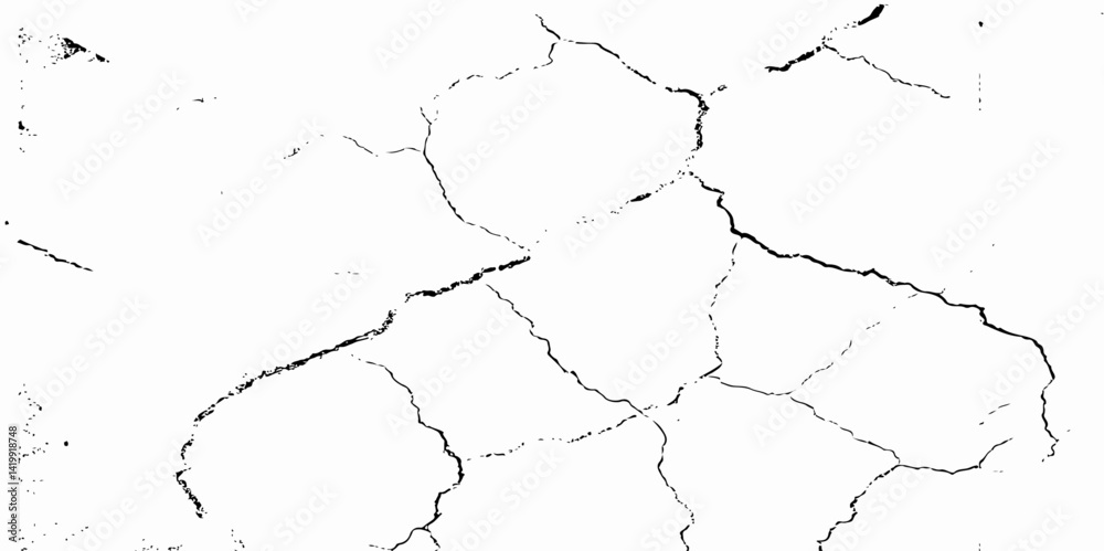 Obraz premium black and white texture wall grunge white background.