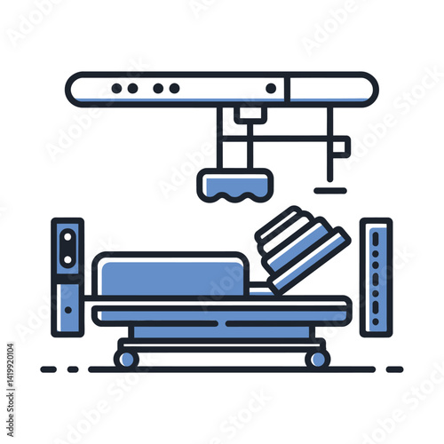 Medical Imaging Machine: A graphic representation of a state-of-the-art medical imaging machine, providing a visual aid for healthcare professionals.