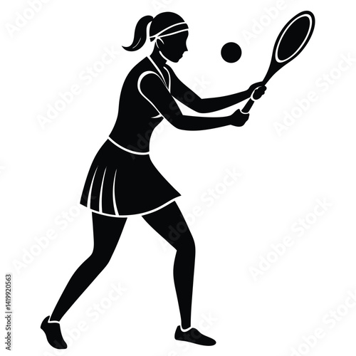 Tennis Forehand Action Moment